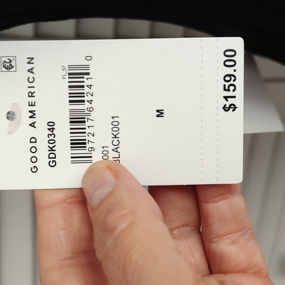 Good American Rib Halter Midi Dress NWT - Picture 8 of 8